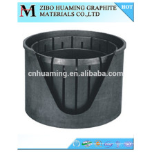 Calentador de grafito con forma especial utilizado en el horno de vacío